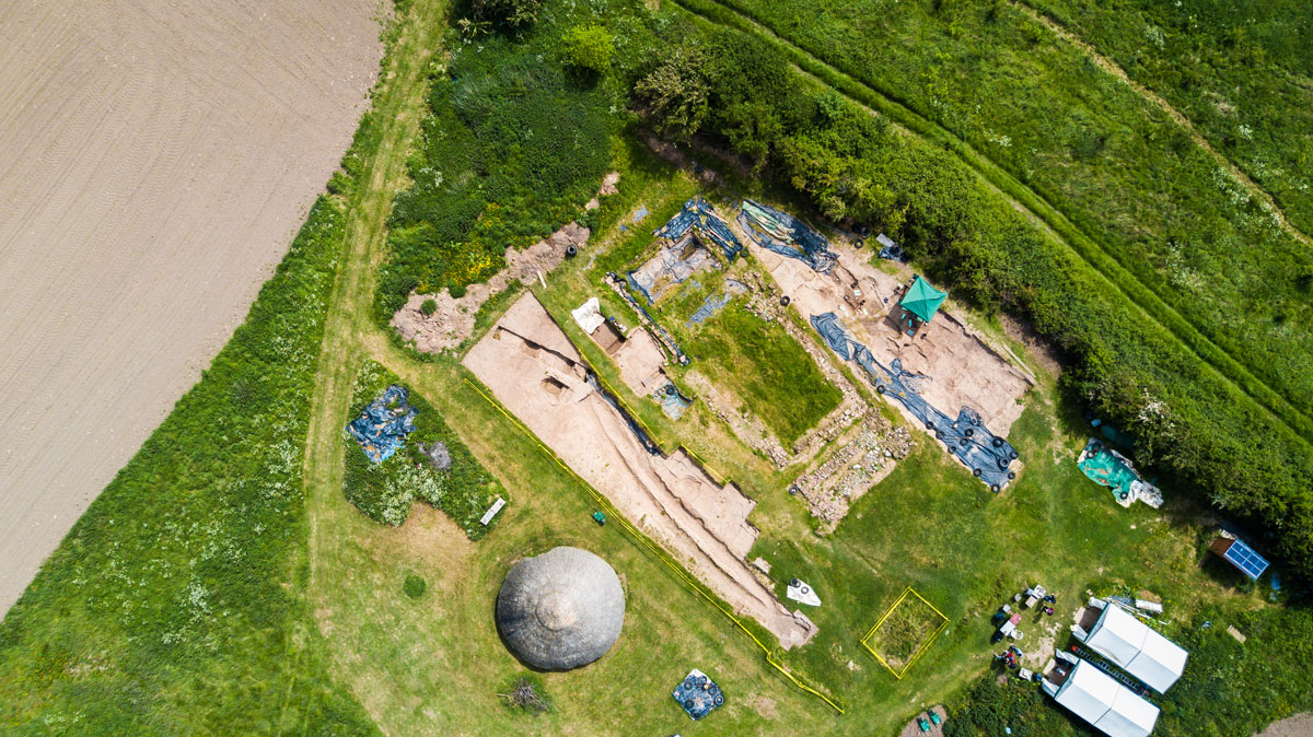 overview of LJMU dig at Chester, England