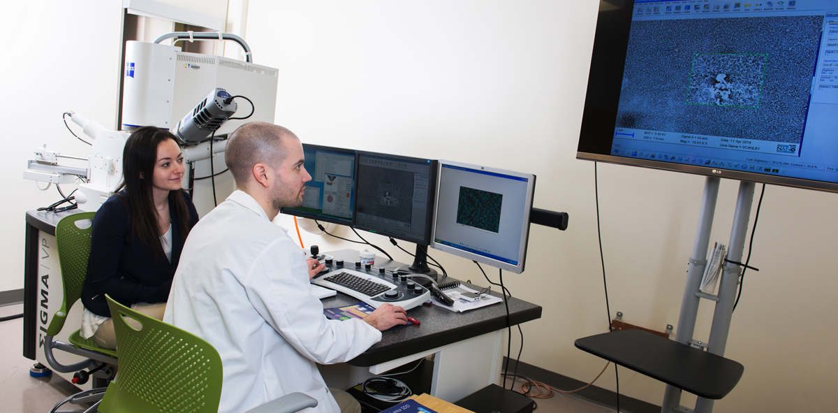 Nanotechnology students at SCSU's Academic Science and Laboratory Building