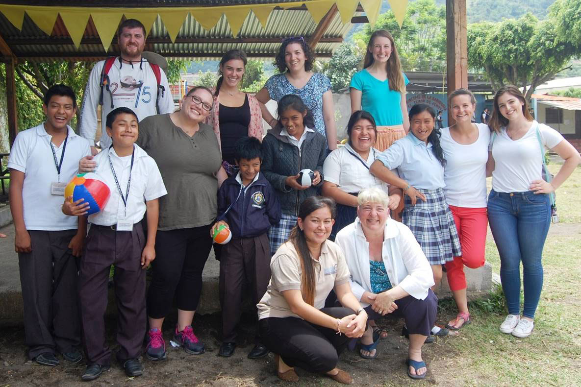 Education students in Guatemala