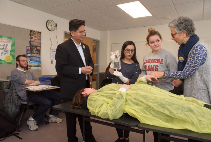 Faculty and students as part of the new certificate program in Spanish and Latino Cultures for Health Professionals