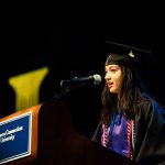 SCSU graduate Megan Baker at Honors Convocation, 2019