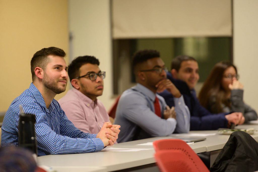 Students in SCSU Accounting class, School of Business