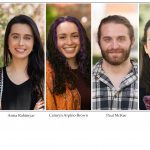 the 2021 Barnard Scholars: Asma Rahimyar, Camryn Arpino-Brown, Paul McKee, Therese Ziaks