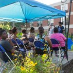 Garden class with CARE at SCSU Community Garden