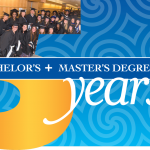 Graphic for Bachelor's and Master's Degrees in 5 years