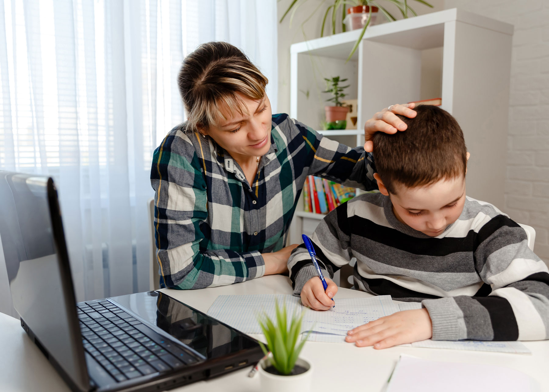 fewer children are attending school remotely