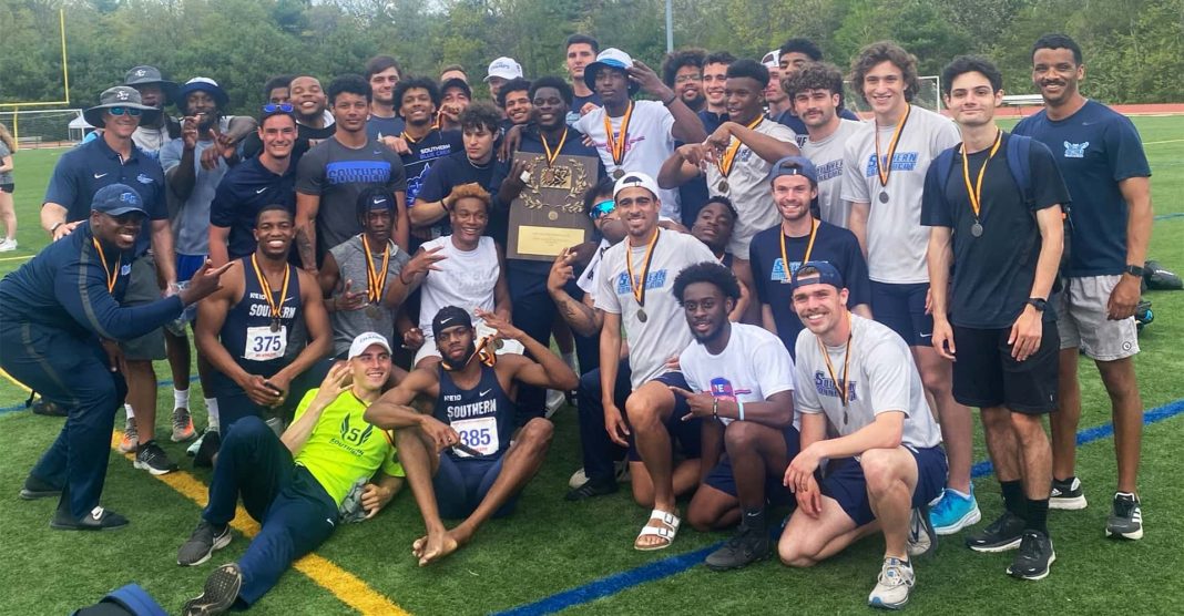 Men's Track and Field Wins New England Outdoor Championships News at