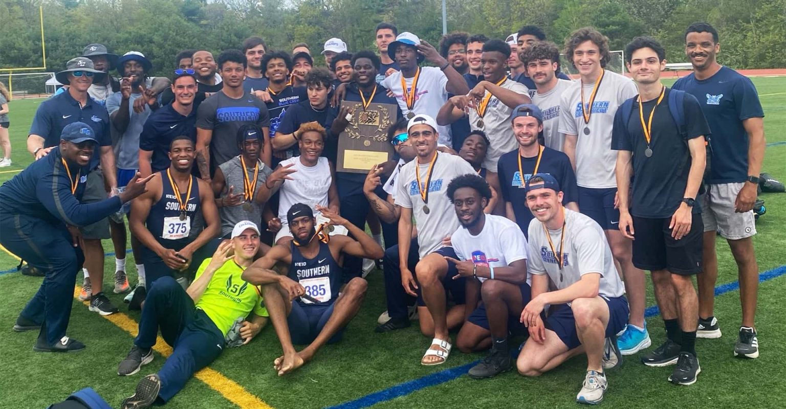 Men's Track and Field Wins New England Outdoor Championships News at