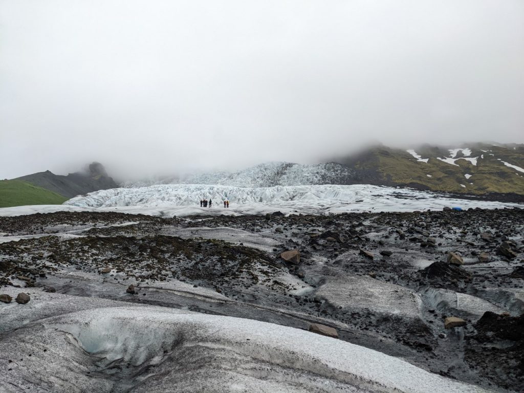 A view of the Vatnajokull glacier