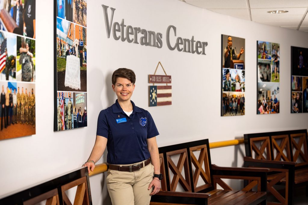 Britt Conroy, ’16, M.P.H. ’20 — coordinator of veteran, military, and adult learner support services at SCSU