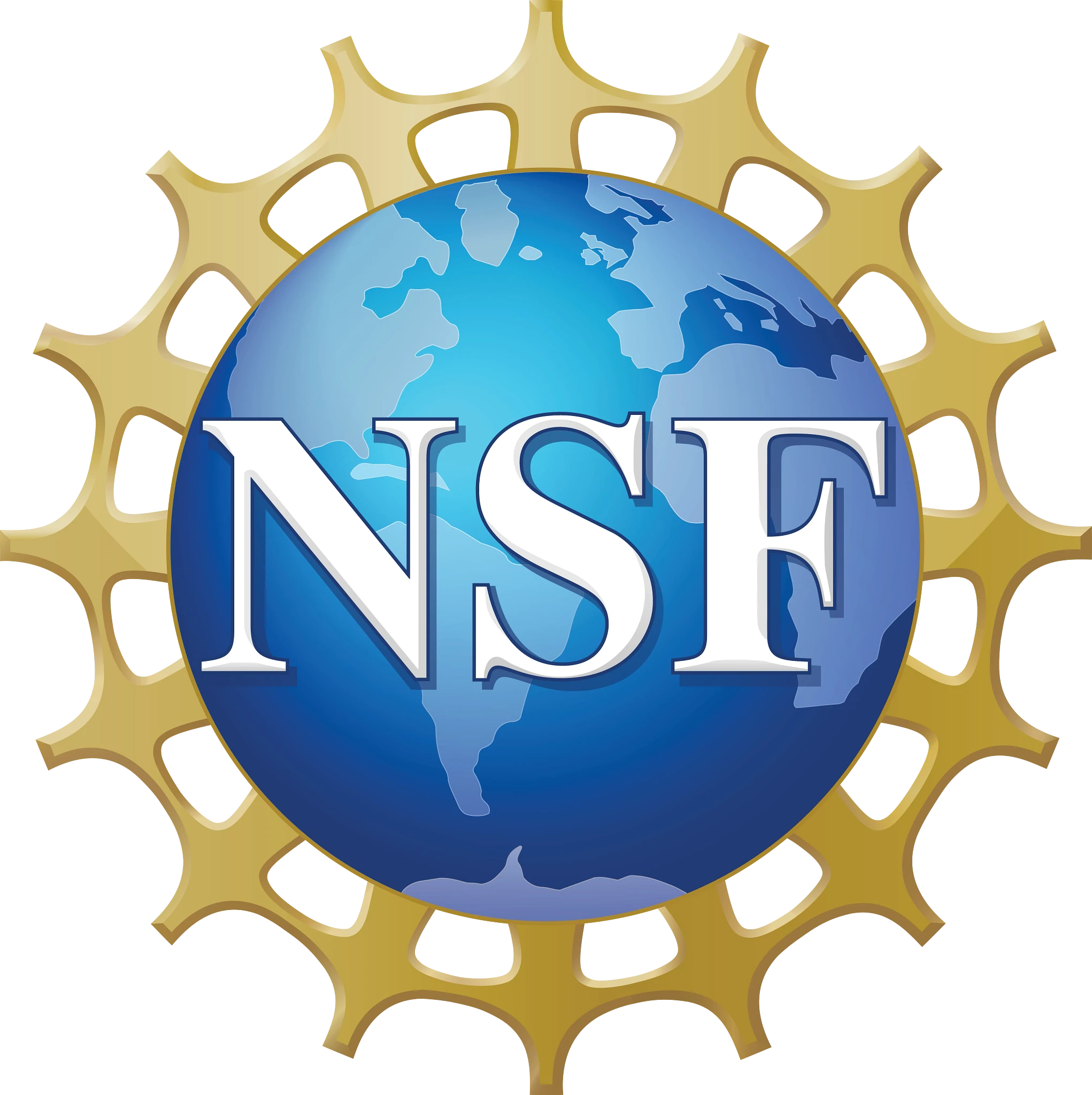 NSF logo, starburst